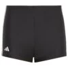 Adidas Boys 3 Stripe Swim Boxer Short - Black/White