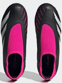 Adidas Junior Predator Laceless 20.3 Firm Ground Football Boot -Sport Sphere VAHBU SQ4 0000000019 BLACK WHITE SLt