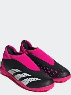 Adidas Junior Predator Laceless 20.3 Astro Turf Football Boot -Sport Sphere VAHBV SQ3 0000000019 BLACK WHITE SLf