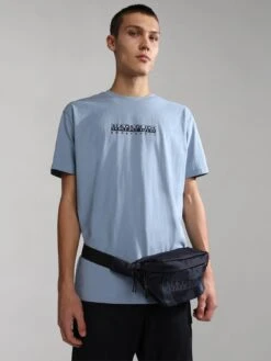 NAPAPIJRI Box S/s T-shirt - Light Blue