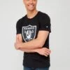 Fanatics Las Vegas Raiders Short Sleeve Crew Tee - Black