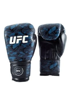 UFC Octagon Camo Boxing Gloves Black (8/10/12/14/16oz)