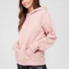 Converse Embroidered Star Chevron Hoodie - Pink