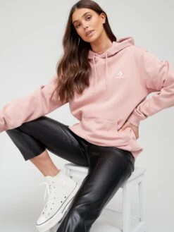 Converse Embroidered Star Chevron Hoodie - Pink -Sport Sphere VDAEN SQ4 0000000063 PINK MDd