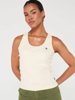 Converse Wordmark Tank - Cream