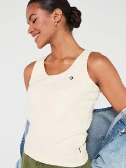 Converse Wordmark Tank - Cream 7 Converse Wordmark Tank - Cream -Sport Sphere VDAFK SQ4 0000000067 CREAM MDd