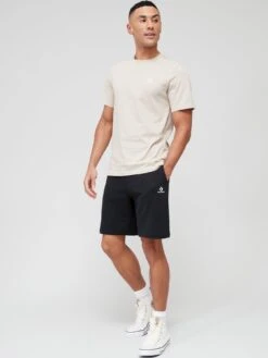 Converse Embroidered Star Chevron Shorts - Black  -Sport Sphere VDFDV SQ3 0000000004 BLACK MDo