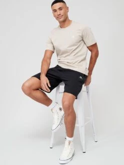 Converse Embroidered Star Chevron Shorts - Black  -Sport Sphere VDFDV SQ4 0000000004 BLACK MDd