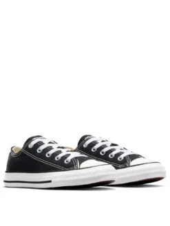 Converse Chuck Taylor All Star OX Childrens Trainer -Sport Sphere VDNCC SQ3 0000000004 BLACK SLf