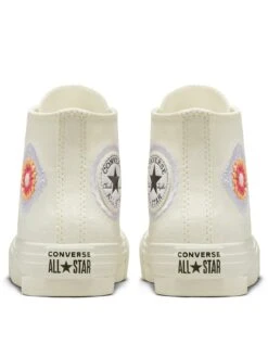Converse Kids Chuck Taylor All Star EVA Lift Platform Festival Florals - White/Orange -Sport Sphere VDNCJ SQ2 0000001704 WHITE ORANGE SLb