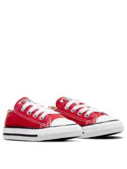 Converse Chuck Taylor All Star Ox Infant Trainers - Red -Sport Sphere VDNDK SQ3 0000000017 RED SLf