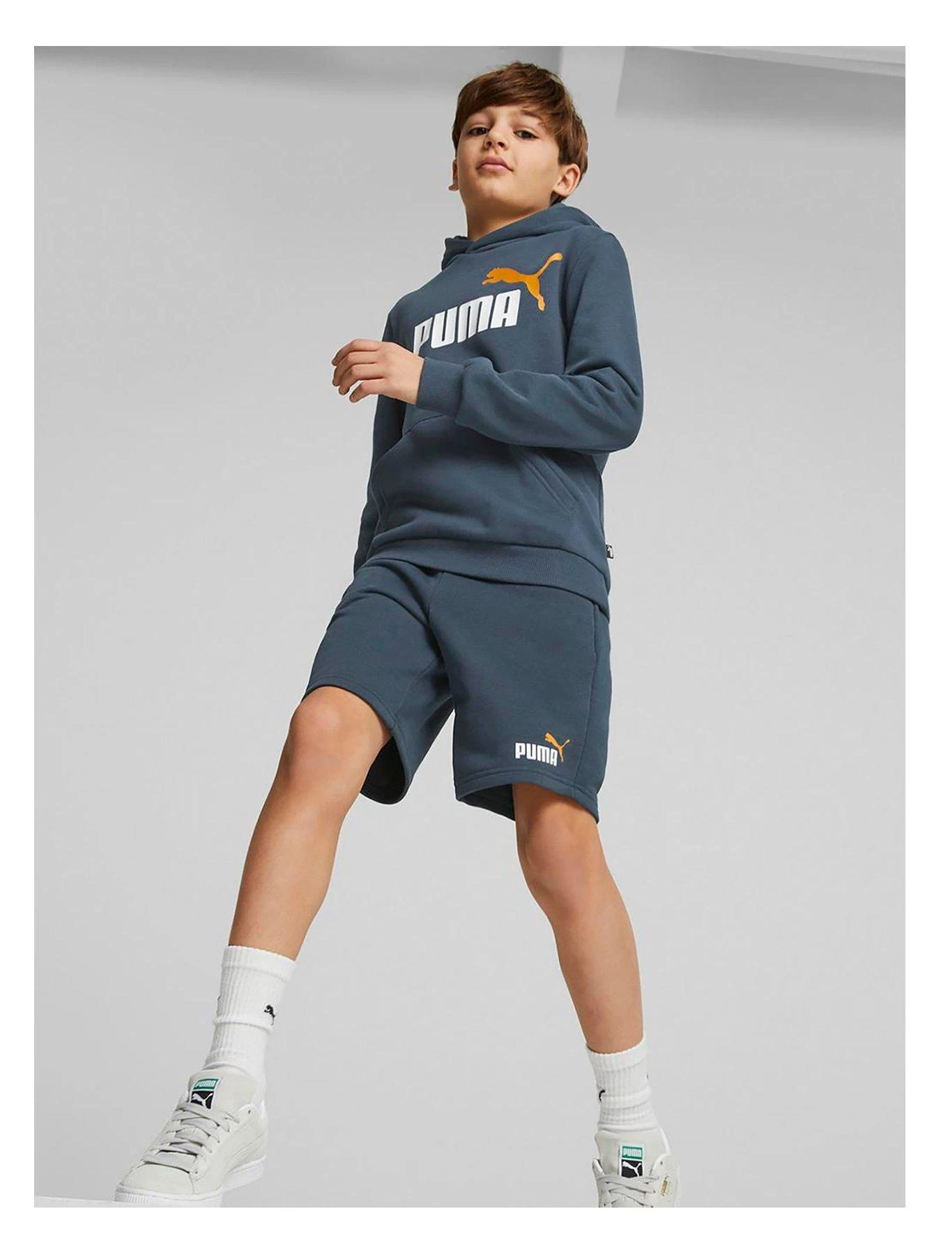 Puma Boys Essentials+ Short - Navy 3 Puma Boys Essentials+ Short - Navy - Image 3