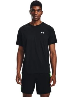UNDER ARMOUR Men's Running Streaker T-Shirt - Black