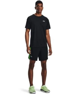 UNDER ARMOUR Men's Running Streaker T-Shirt - Black -Sport Sphere VDNTN SQ3 0000000004 BLACK MDo