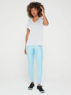 UNDER ARMOUR Tech Short Sleeve V Neck - Twist - Grey -Sport Sphere VDO4Q SQ3 0000000005 GREY MDo