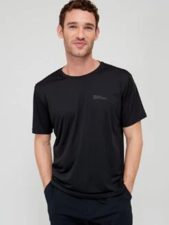 Jack Wolfskin Tech T-Shirt - Black