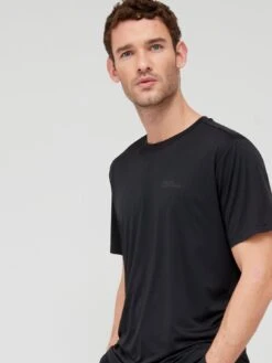 Jack Wolfskin Tech T-Shirt - Black -Sport Sphere VE5L5 SQ4 0000000004 BLACK MDd