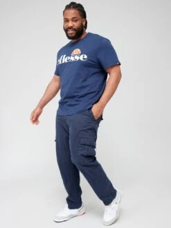 Ellesse Plus Size Prado Short Sleeve T-Shirt - Navy -Sport Sphere VE8G6 SQ3 0000000048 NAVY MDo