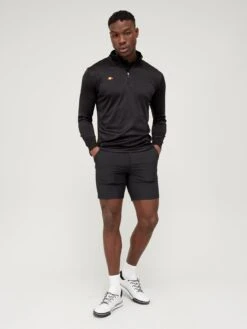 Ellesse Golf Rolbi 1/4 Zip - Black -Sport Sphere VE8HX SQ3 0000000004 BLACK MDo