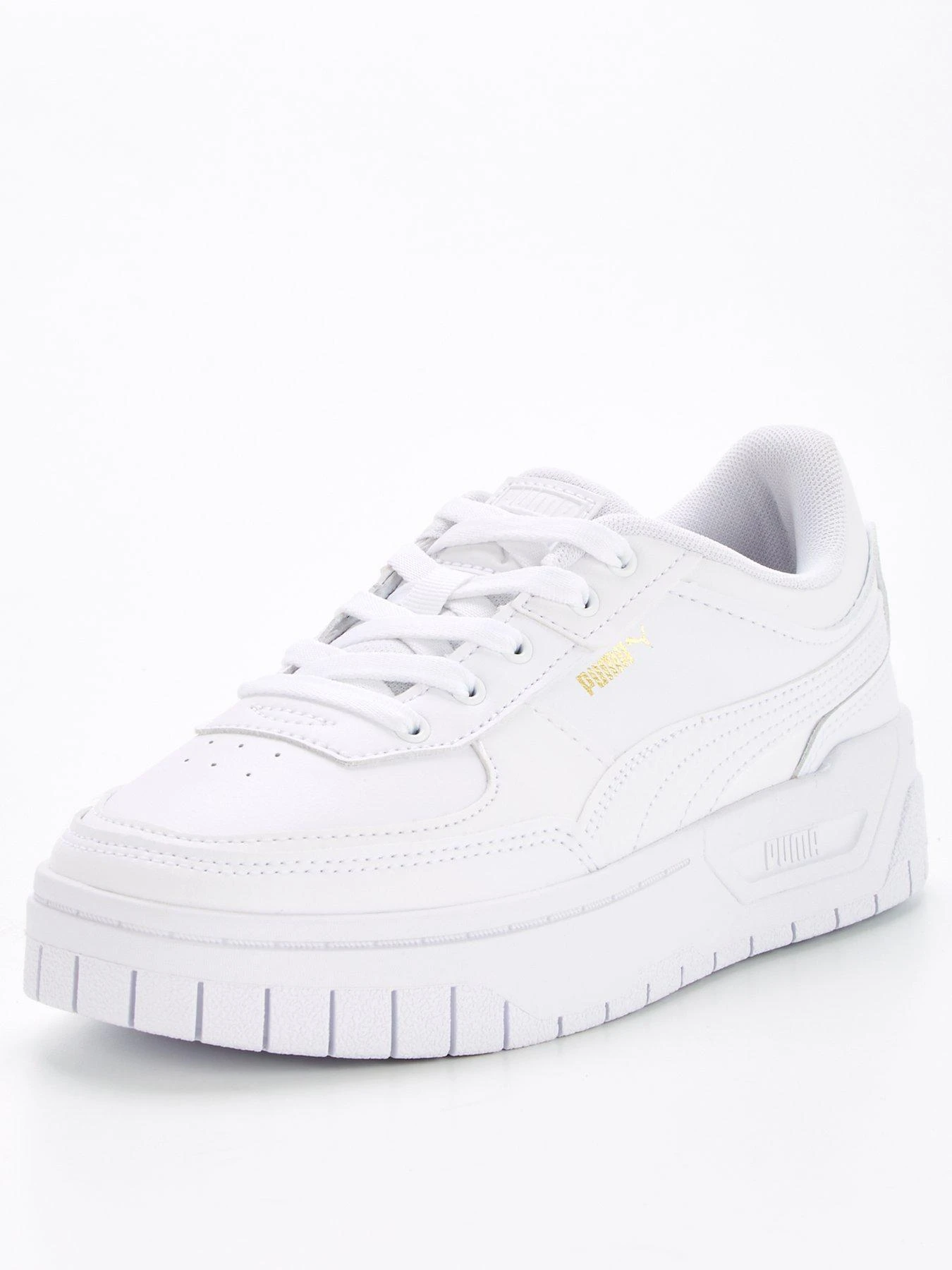 Puma Cali Dream Leather Trainers - White 2 Puma Cali Dream Leather Trainers - White - Image 2