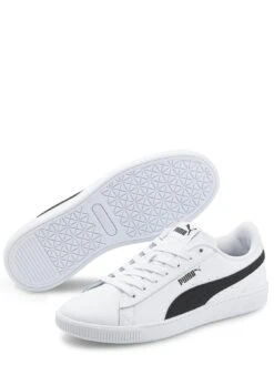 Puma Vikky V3 Leather Trainers - White/Black -Sport Sphere VEO1N SQ3 0000000269 WHITE BLACK SLf