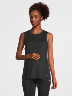 Puma Womens Maternity Studio Trend Relaxed Tank - Black