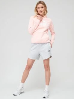 Puma Ess Logo Hoodie - Pink -Sport Sphere VEO3W SQ3 0000000063 PINK MDo