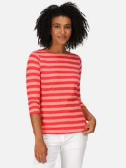 Regatta Bayla 3/4 Sleeve Tee - Light Pink
