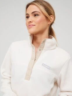 Columbia Benton Springs 1/2 Snap Pullover Top - Off-White -Sport Sphere VF11Y SQ4 0000000795 OFF WHITE MDd