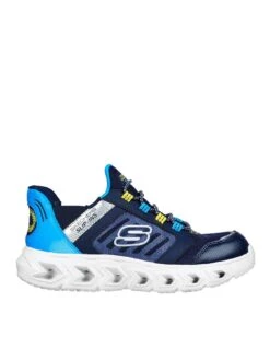 Skechers Boys Hypno-flash 2.0 Lighted Slip In Trainer