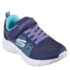 Skechers Girls Microspec Plus Gore And Strap 3d Print Trainer