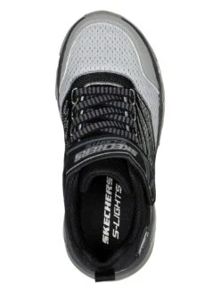 Skechers Boys Mega-surge Gore And Strap Lighted Trainer -Sport Sphere VFHF0 SQ4 0000000004 BLACK SLt