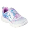 Skechers Girls Glimmer Kicks Multi Sparkle Print Fairy Wing Lighted Trainer