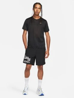 Nike Dri-fit Running Miler Breathe T-shirt - Black -Sport Sphere VFMIH SQ3 0000000004 BLACK MDo