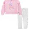 Converse Infant Girls Floral Graphic Crew Sweat & Pant Set