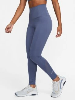 Nike One High Waist 7/8 Legging - Blue
