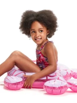 Speedo Girls Learn To Swim Printed Frill Thinstrap - Pink -Sport Sphere VGGLA SQ2 0000000063 PINK MDf