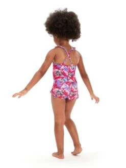 Speedo Girls Learn To Swim Printed Frill Thinstrap - Pink -Sport Sphere VGGLA SQ3 0000000063 PINK SLb