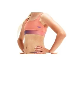 Speedo Girls Contrast Band 2 Piece - Light Orange -Sport Sphere VGGPJ SQ4 0000003757 LIGHT ORANGE SLd