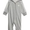Adidas Sportswear Infant 3 Stripe All In One - Grey