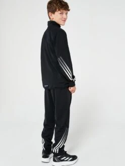 Adidas Junior Boys Train Icons Tracksuit - Black -Sport Sphere VGIBJ SQ3 0000000004 BLACK MDo