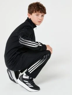 Adidas Junior Boys Train Icons Tracksuit - Black -Sport Sphere VGIBJ SQ4 0000000004 BLACK MDd