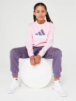 Adidas Sportswear Essentials Junior Big Logo Fleece Tracksuit - Pink -Sport Sphere VGIEO SQ4 0000000063 PINK MDd