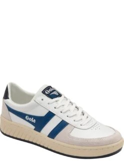 Gola Grandslam Classic - White/Blue -Sport Sphere VGY9U SQ3 0000000155 WHITE BLUE SLf