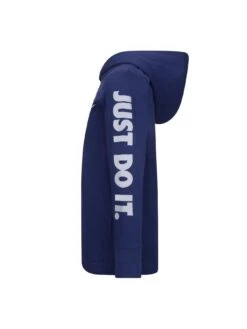 Nike Younger Boys Futura Hooded Long Sleeve T-Shirt - Navy -Sport Sphere VH0EM SQ4 0000000048 NAVY SLd