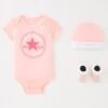 Converse Infant Chuck Patch 3PC Hat, Bodysuit & Bootie Gifting Set - 6-12M