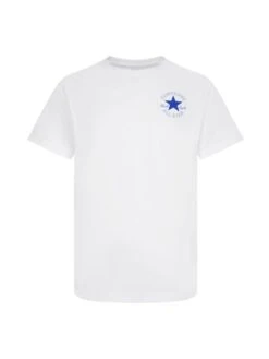 Converse Older Boys Logo Box T-Shirt - White -Sport Sphere VH0GQ SQ4 0000000013 WHITE SLd1