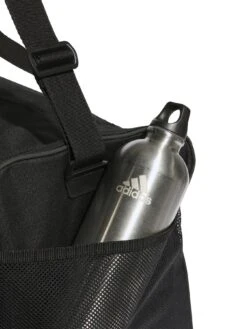 Adidas Men's Linear Duffel Bag Large - BLACK/WHITE -Sport Sphere VH9AR SQ5 0000000019 BLACK WHITE SLd2