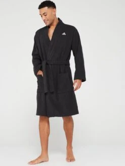 Adidas Dressing Gown - Black -Sport Sphere VH9BI SQ3 0000000004 BLACK MDo