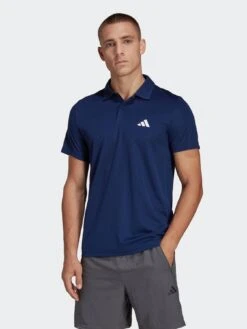 Adidas Plus Size Training Essential Polo - Blue
